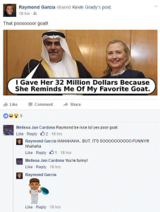 Garcia Hillary Goat Meme